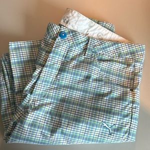 Men’s puma plaid golf pants
